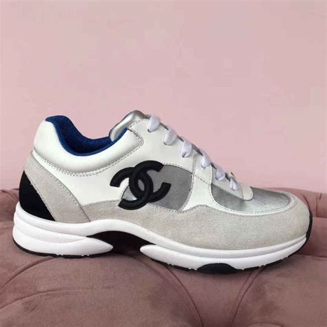 chanel sneaker caption|Chanel shoes for women.